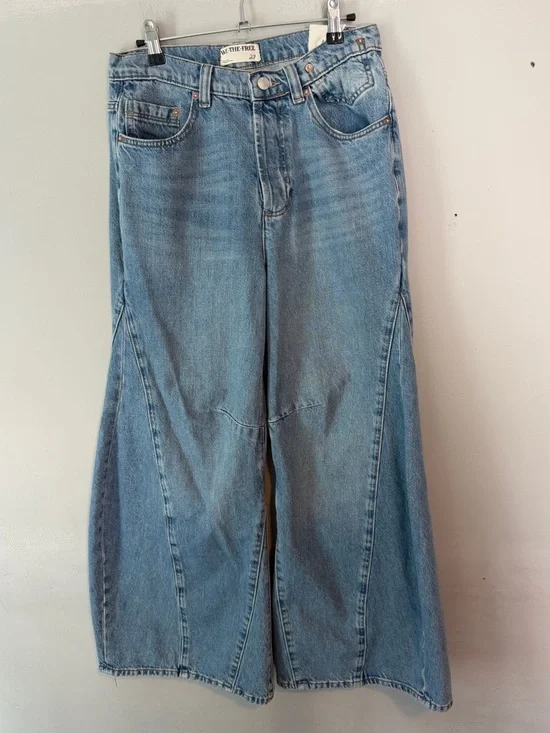 Free People We The Free Eden High Slouchy Flare Jeans NWT 27 Fast Forward - Picture 2 of 11